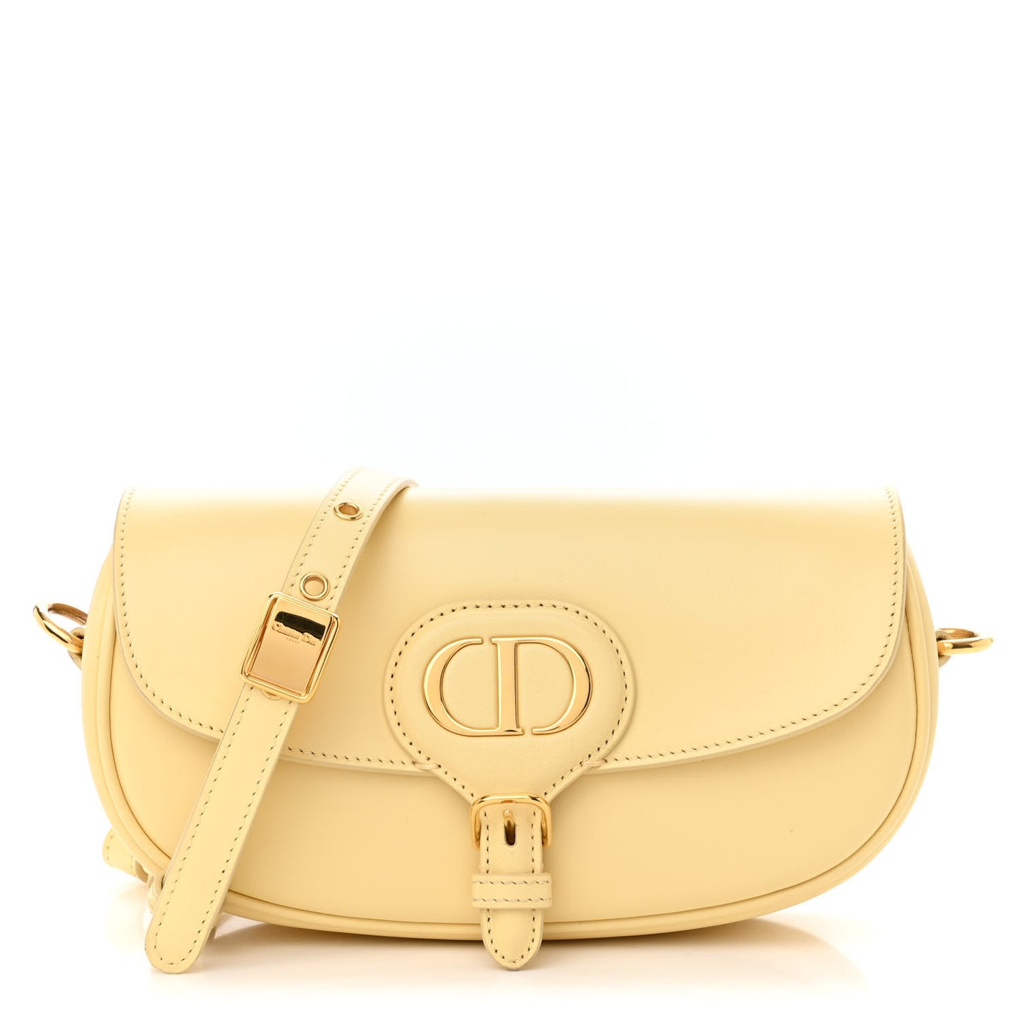 Box Calfskin East West Bobby Bag Soft Yellow