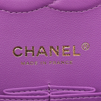 Chanel Caviar Quilted Medium Double Flap Purple 6 of 11