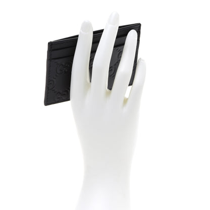 Gucci Guccissima Card Holder Black 2 of 6