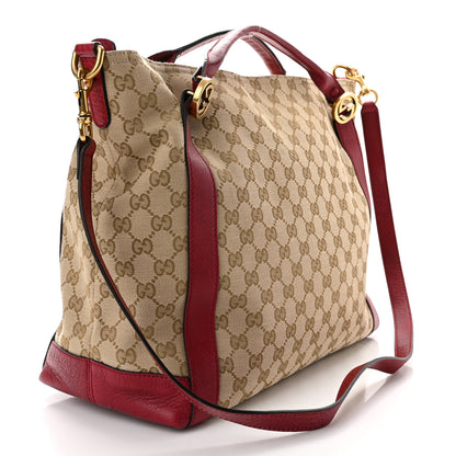 Gucci Monogram Medium Miss GG Top Handle Bag Dark Red 3 of 10