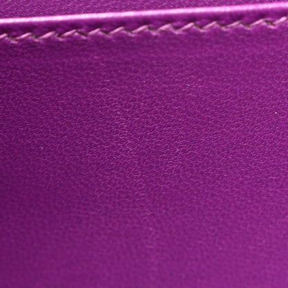 Hermes Tadelakt Egee Clutch Anemone 7 of 17