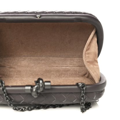 Bottega Veneta Nappa Intrecciato Chain Knot Clutch Quetsche 5 of 10