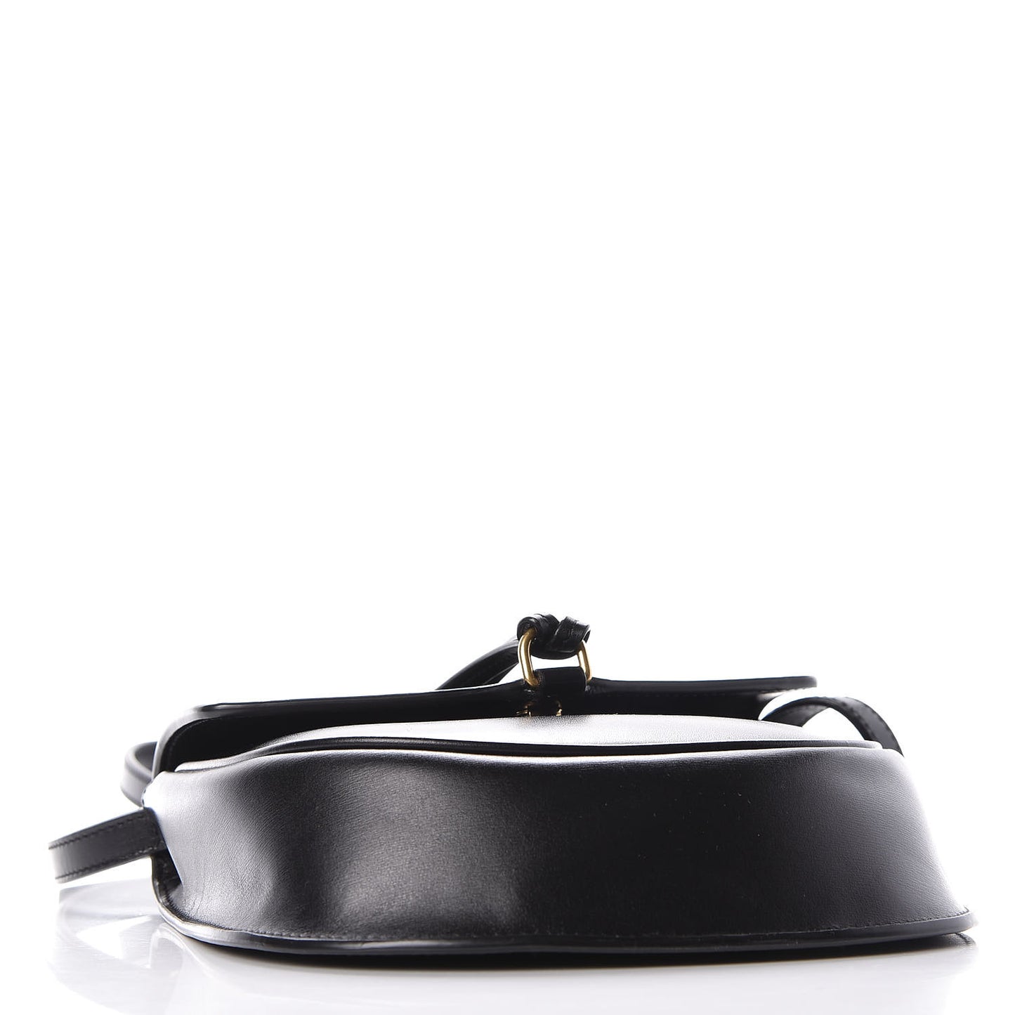 Calfskin Small Datcha Satchel Bag Black
