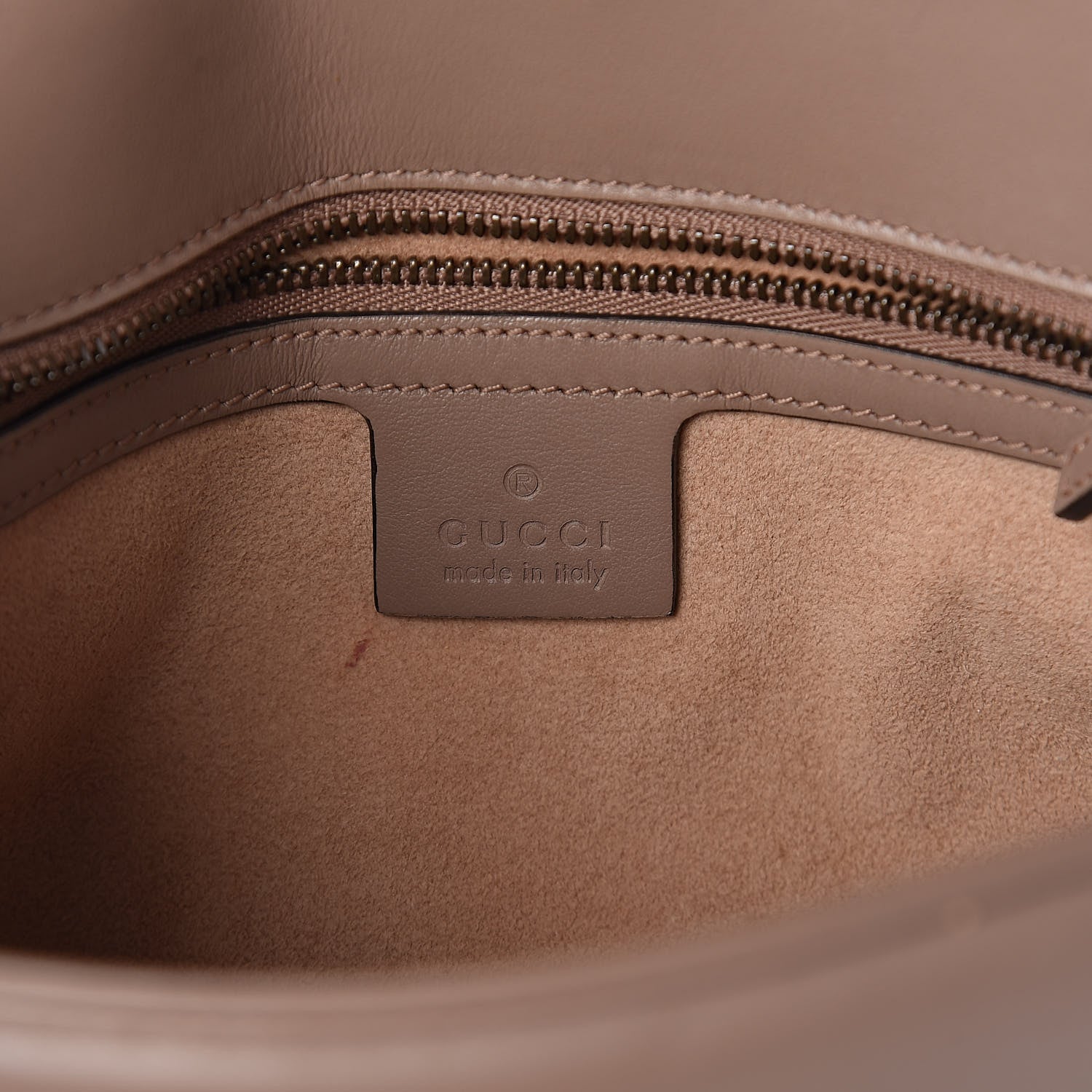 Gucci Calfskin Matelasse Small GG Marmont Shoulder Bag Porcelain Rose 6 of 11