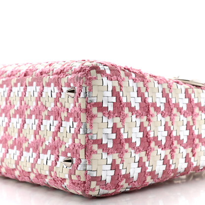 Christian Dior Tweed Medium Lady Dior Pink 10 of 13