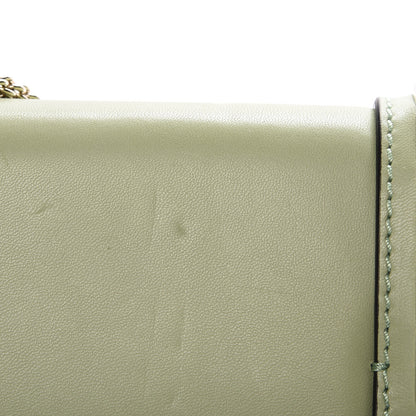 Valentino Garavani Vitello Large Glam Lock Rockstud Flap Light Green 5 of 10