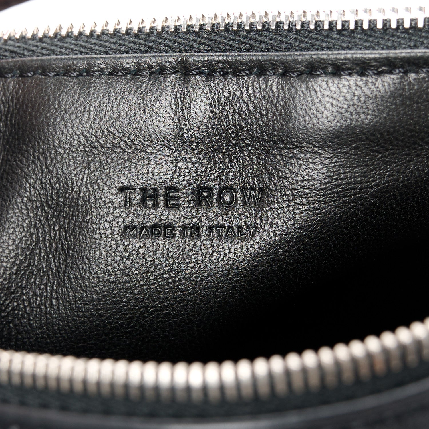 The Row Grained Calfskin 90's Bag Black 6 of 9