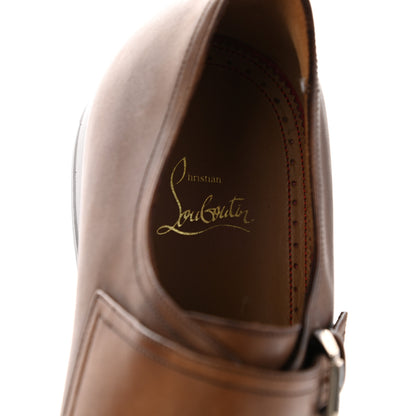 Christian Louboutin Calfskin Mens Mortimer Flats 45 Brown 7 of 16