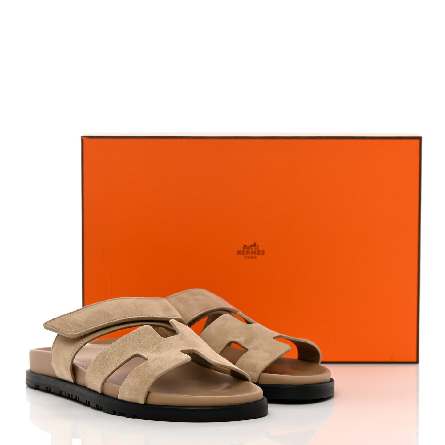 Suede Goatskin Womens Chypre Sandals 37 Beige Argile