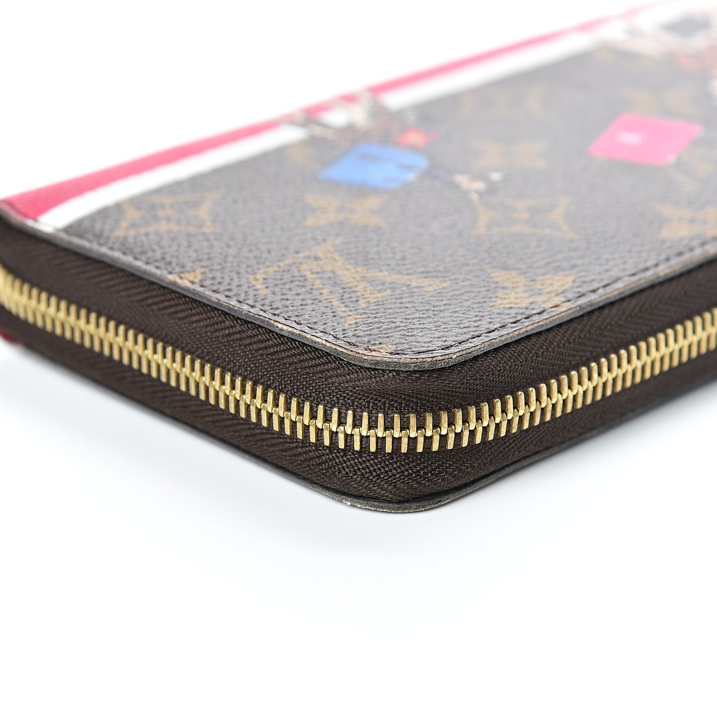Monogram 2017 Christmas Animation Zippy Wallet