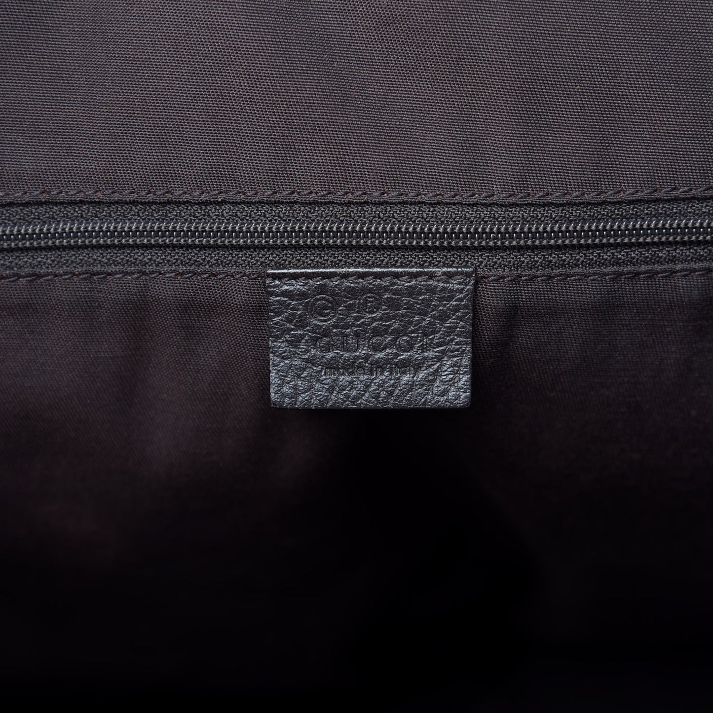 Crystal Monogram Travel Bag Dark Brown