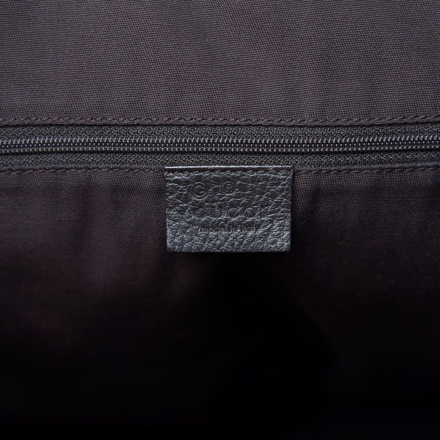 Gucci Crystal Monogram Travel Bag Dark Brown 7 of 13