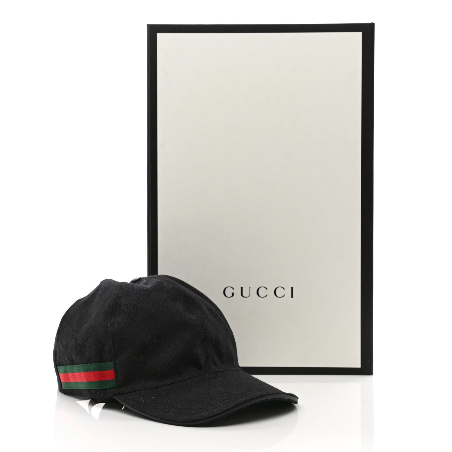 Gucci Monogram Web Baseball Hat XL Black 11 of 11