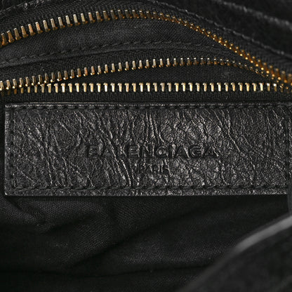 Balenciaga Agneau Classic Gold Hardware Mini City Black 6 of 9