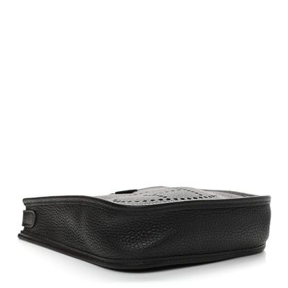 Hermes Taurillon Clemence Evelyne TPM Black 4 of 11