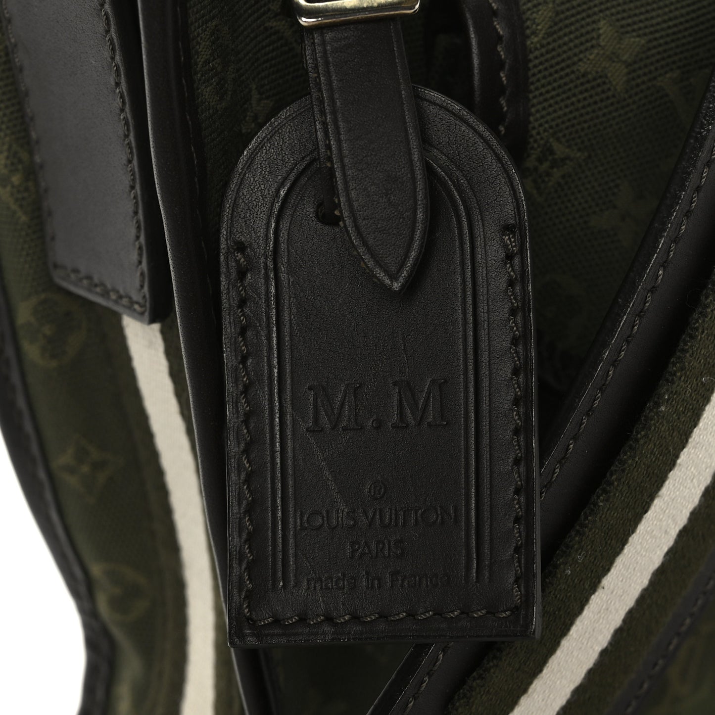 Mini Monogram Besace Mary Kate Kaki