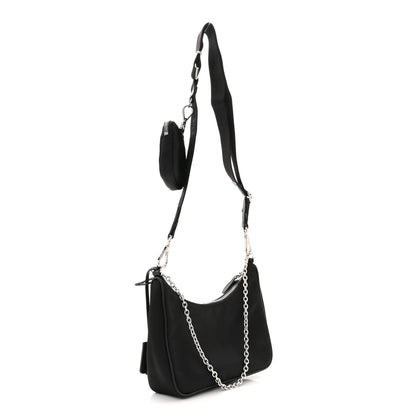 Prada Nylon Re-Edition 2005 Shoulder Bag Black 3 of 10