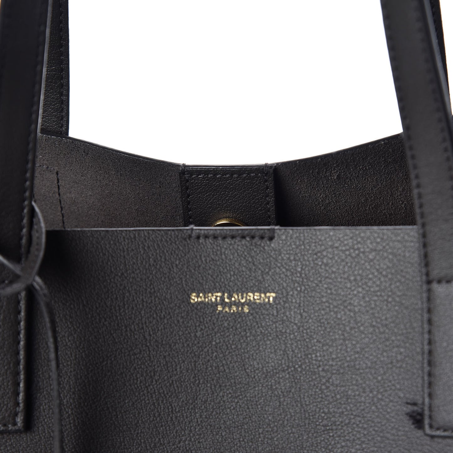 Calfskin Large Shopping Tote Coal
