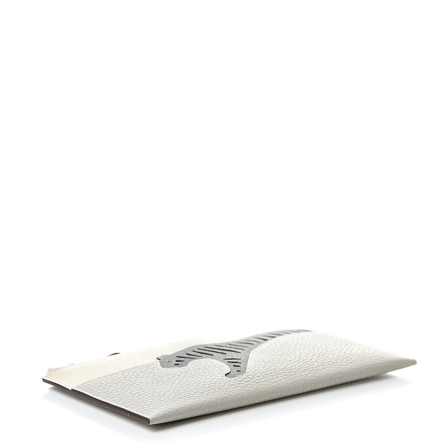 Hermes Togo Epsom Rooroo Pouch Craie Vert Amande Gris Pearl 4 of 7