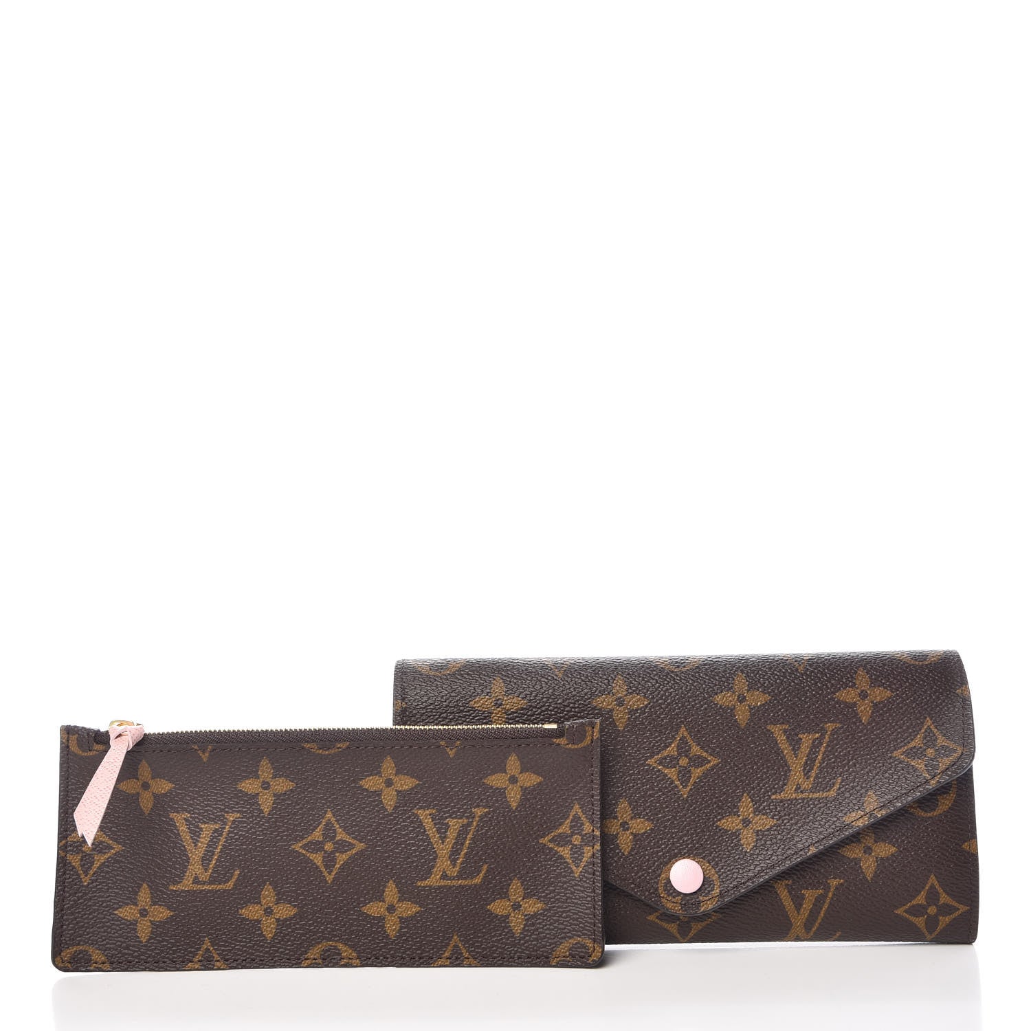 Louis Vuitton Monogram Josephine Wallet Rose Ballerine 3 of 11