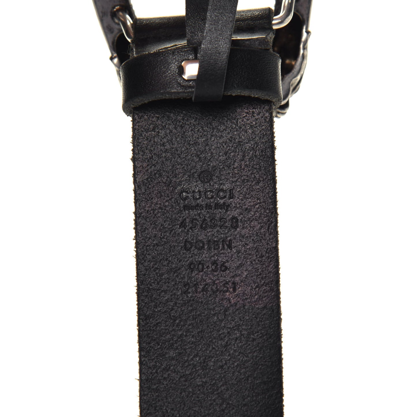 Calfskin Braided Dionysus Belt 90 36 Black