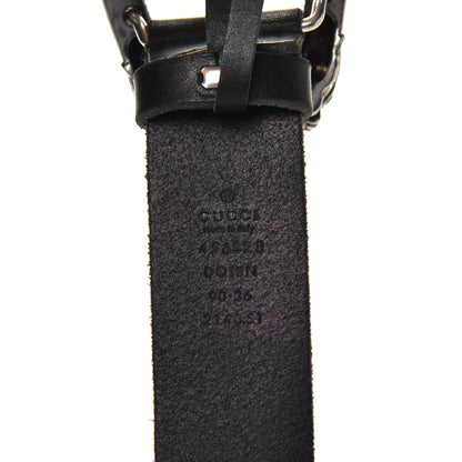 Gucci Calfskin Braided Dionysus Belt 90 36 Black 3 of 3