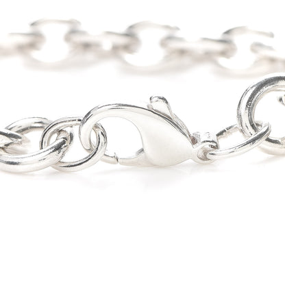 Tiffany Sterling Silver Heart Tag Charm Bracelet 4 of 5