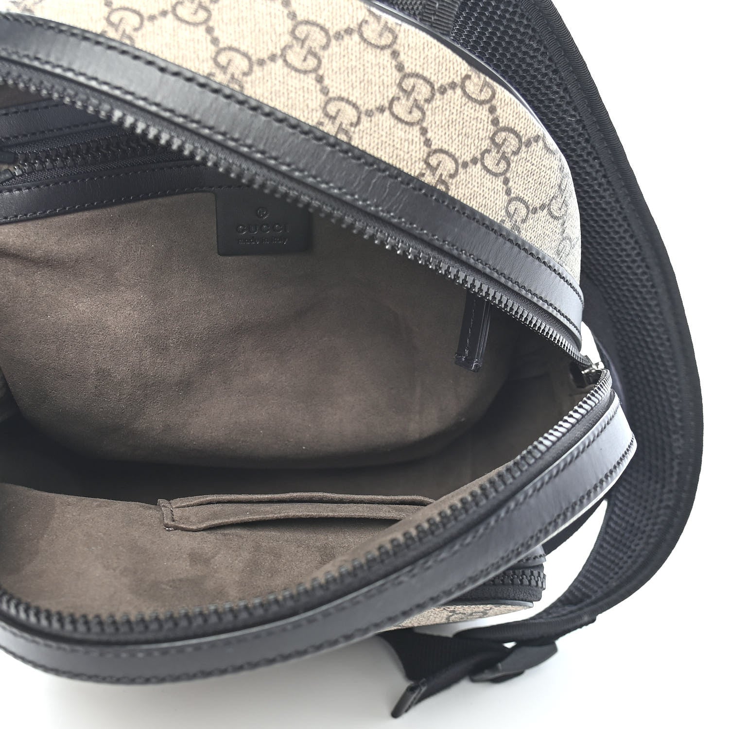 Gucci GG Supreme Monogram Small Eden Day Backpack Black 5 of 9