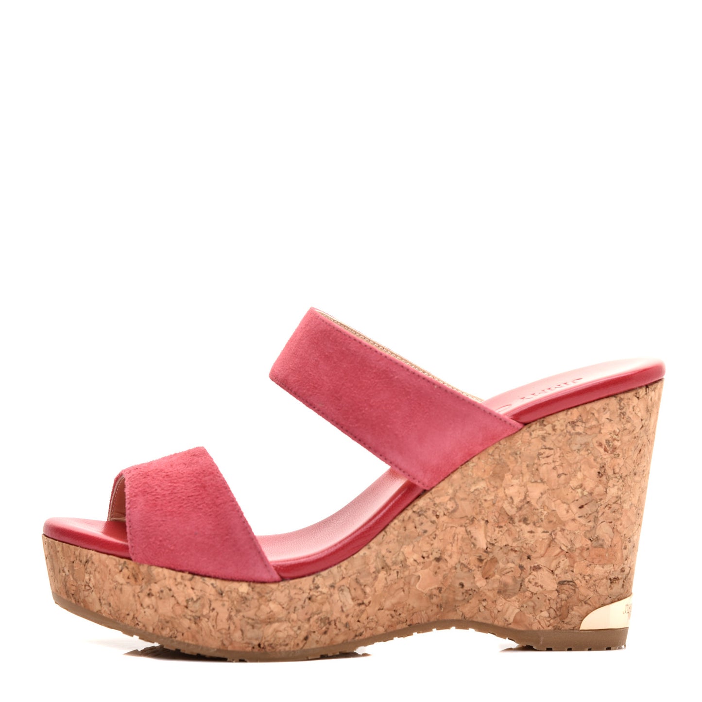 Suede Parker Wedge Sandals 37.5 Dahlia