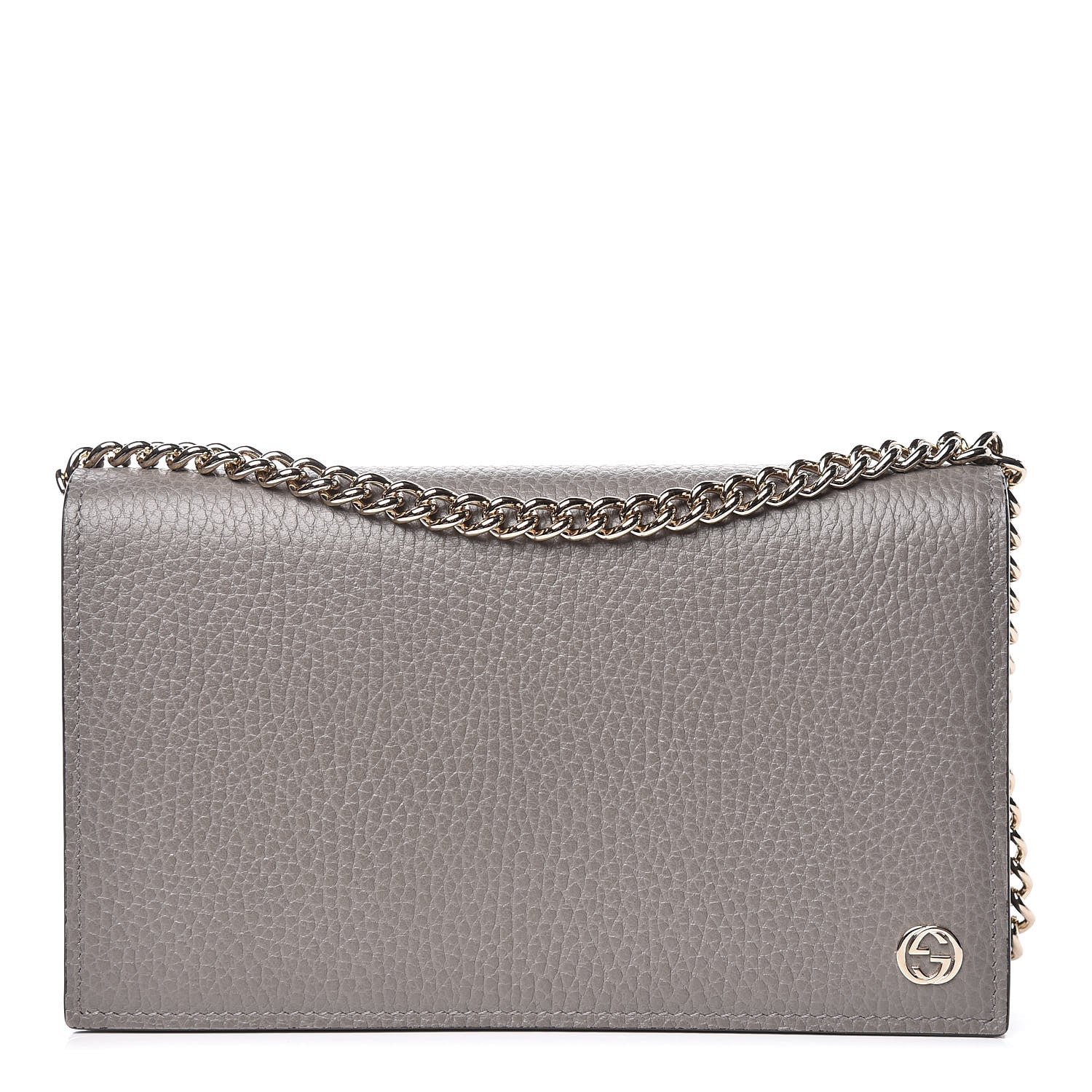 Gucci Dollar Calfskin Medium Betty Chain Wallet Loess 1 of 10