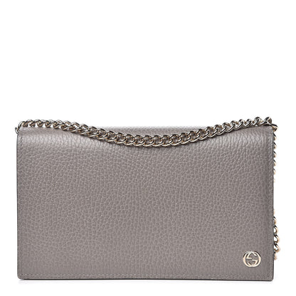 Gucci Dollar Calfskin Medium Betty Chain Wallet Loess 1 of 10