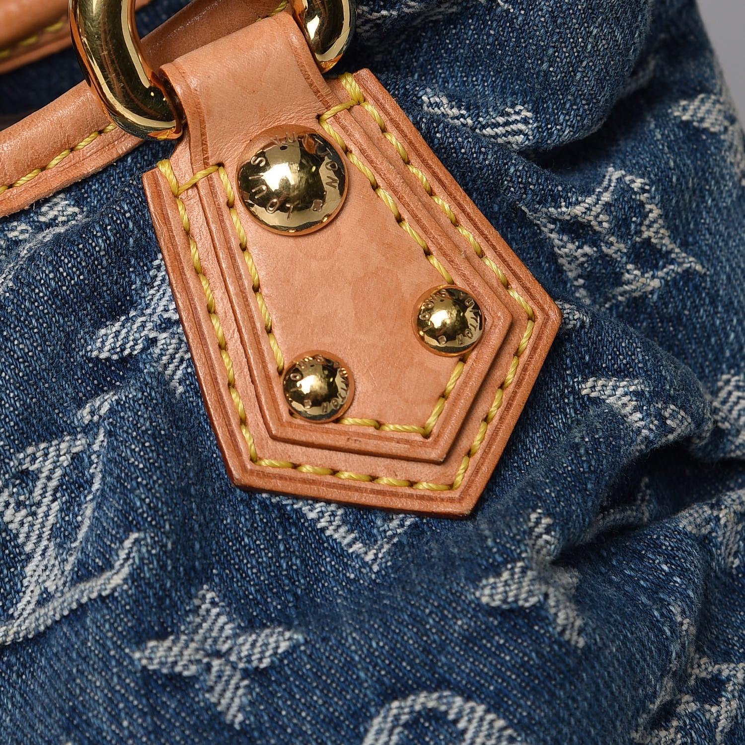 Louis Vuitton Monogram Denim Pleaty Blue 11 of 16