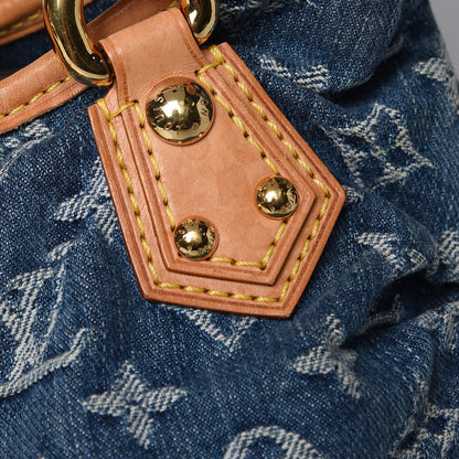 Louis Vuitton Monogram Denim Pleaty Blue 11 of 16