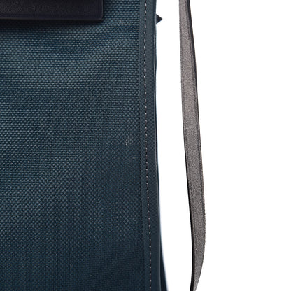 Hermes Vache Hunter Toile Herbag Zip 31 PM Bleu Nuit Bleu Ocean 9 of 14