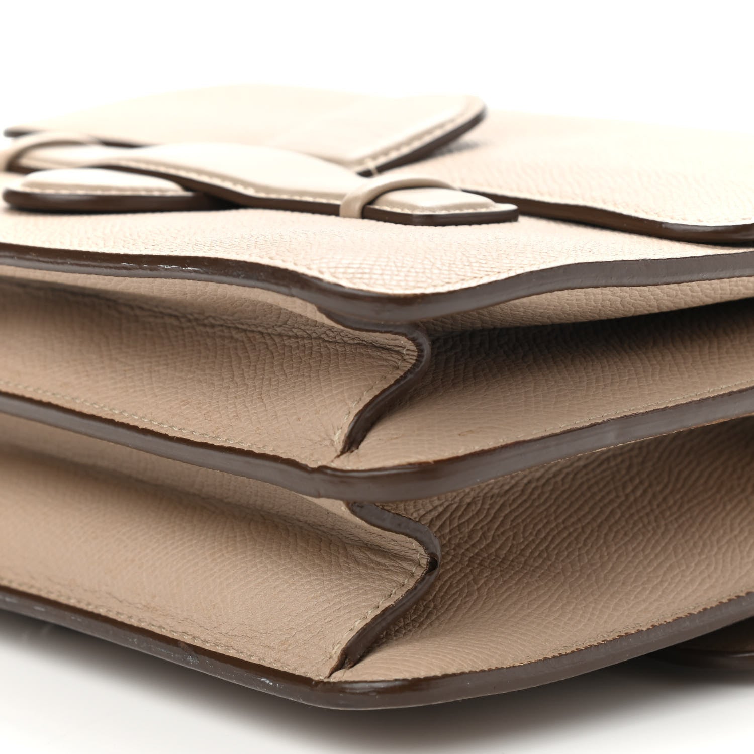 Celine Baby Grained Calfskin Medium Symmetrical Bag Taupe 10 of 14