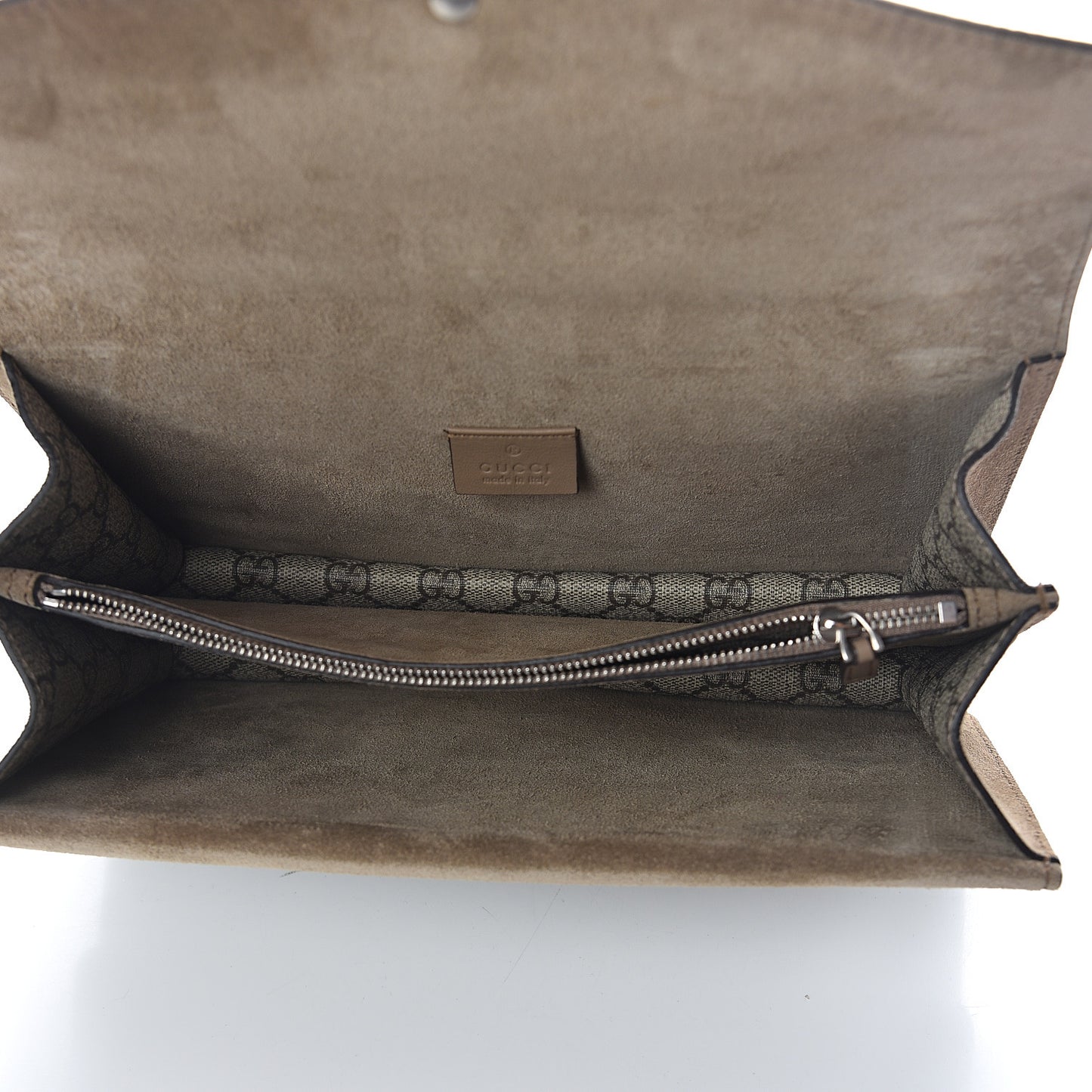 GG Supreme Monogram Small Dionysus Shoulder Bag Taupe