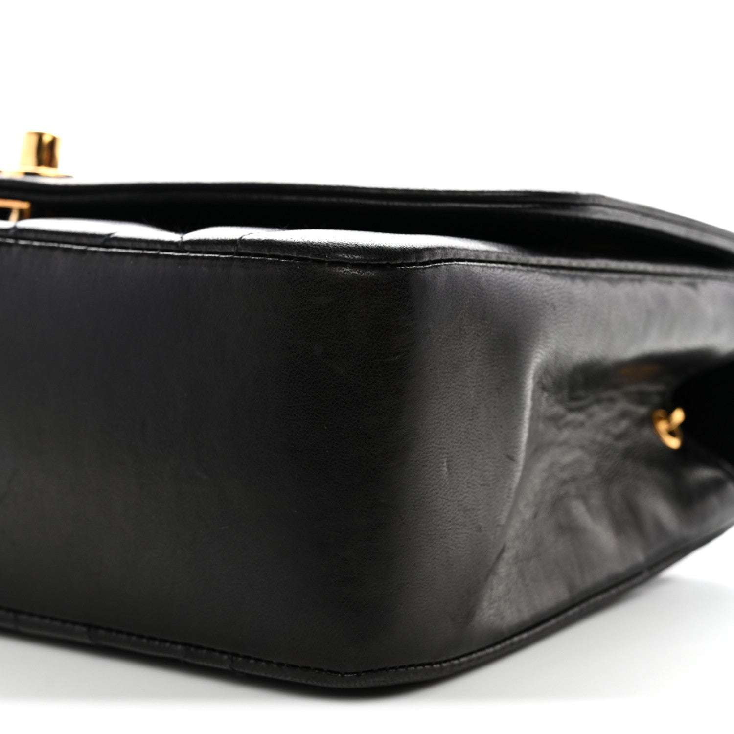 Chanel Lambskin Quilted Small Single Flap Black 12 of 13
