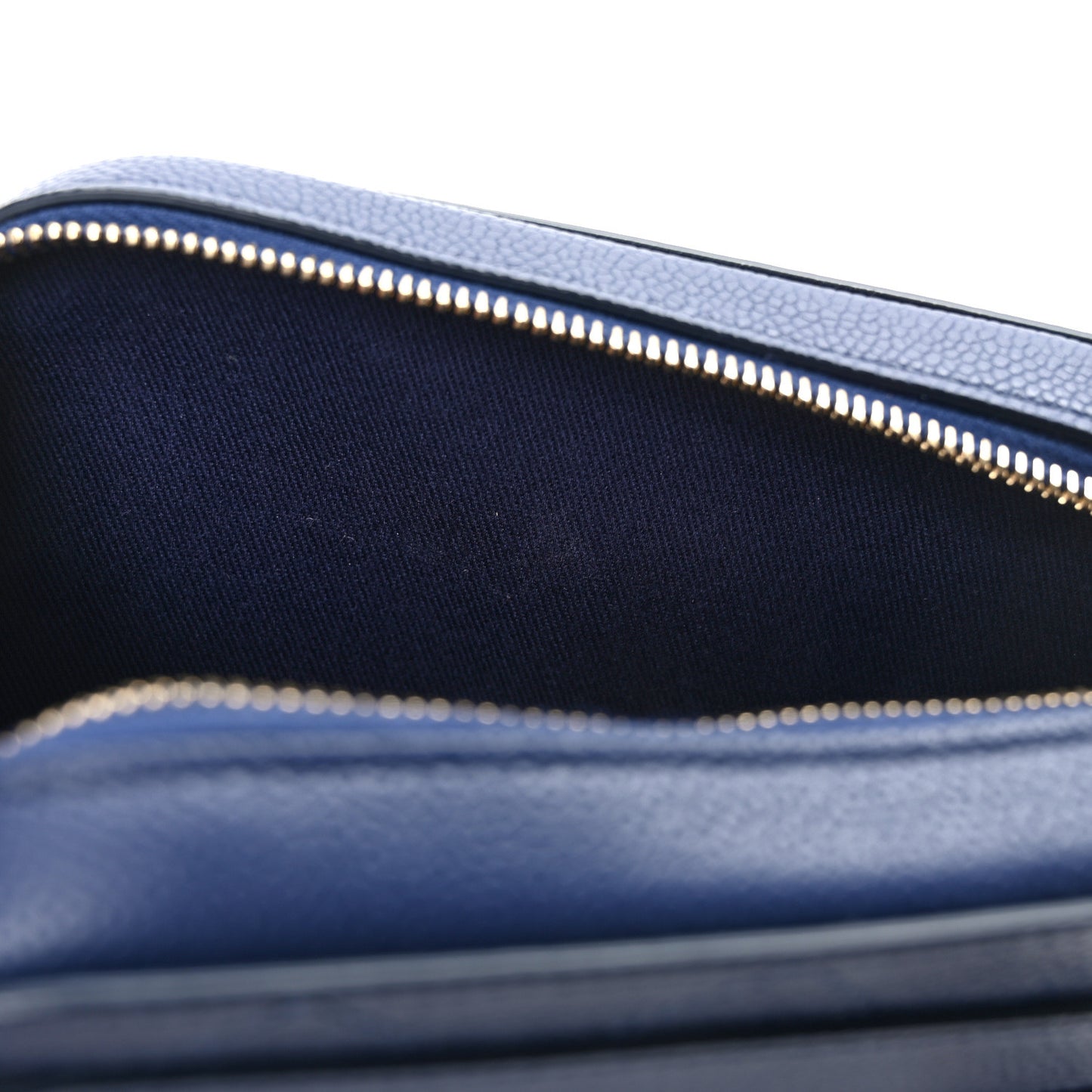 Caviar Stitched Waist Bag Blue