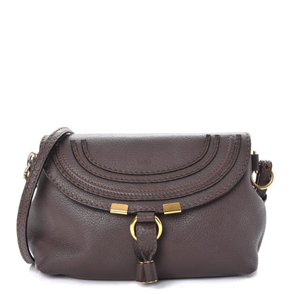 Chloe Calfskin Small Marcie Crossbody Bag Ash 1 of 8