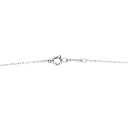 Tiffany Sterling Silver 19mm Elsa Peretti Bean Pendant Necklace 5 of 5