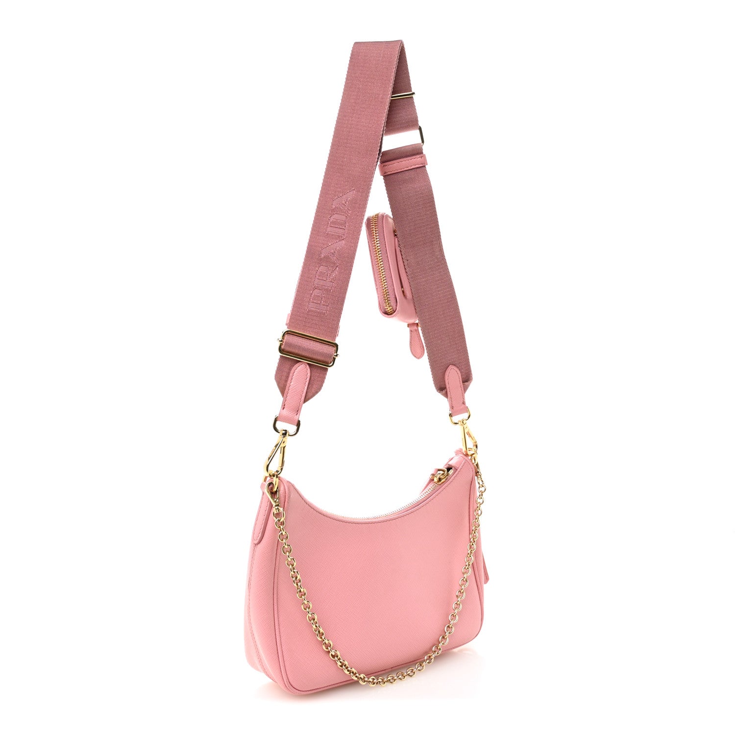 Prada Saffiano Lux Re-Edition 2005 Shoulder Bag Petalo 3 of 11