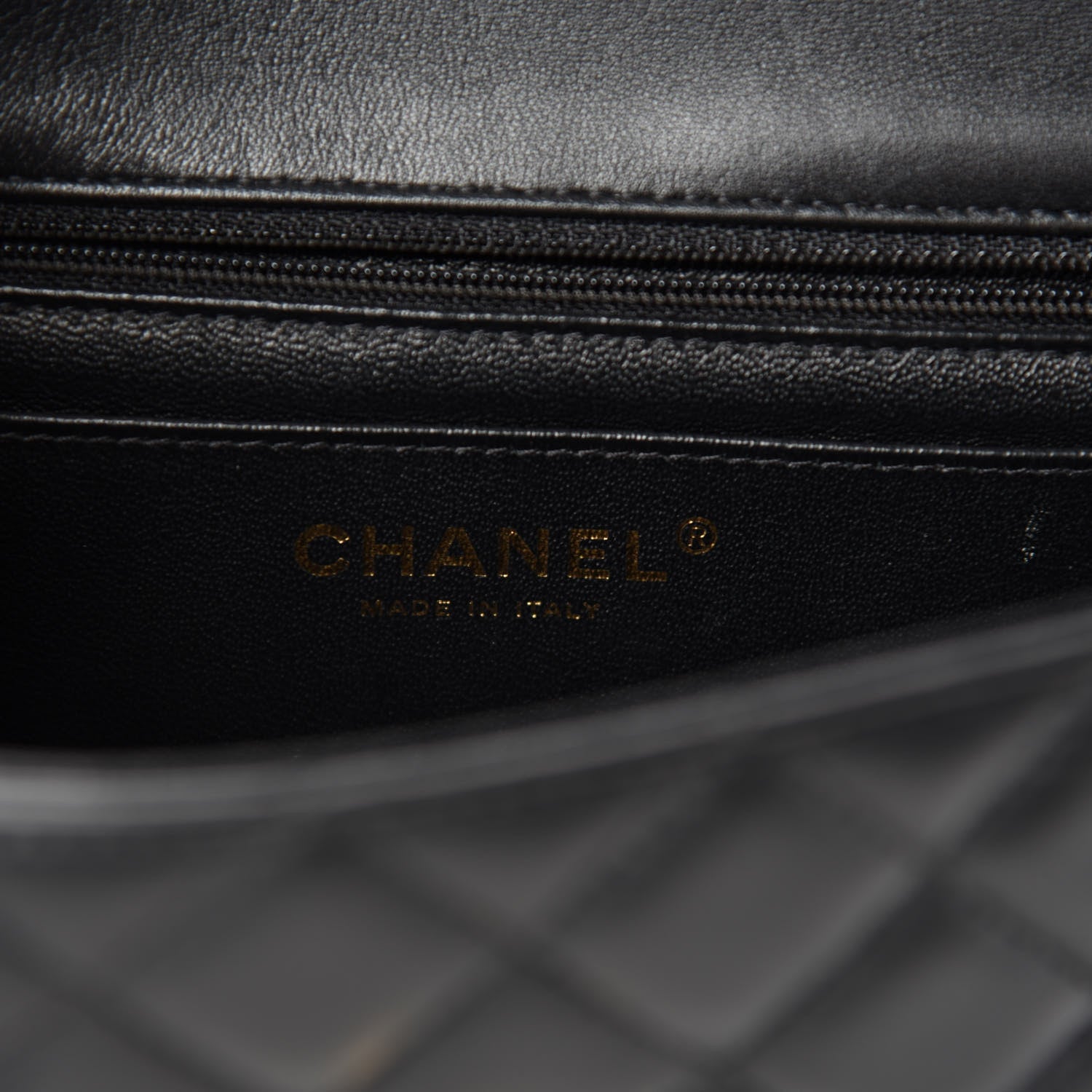 Chanel Lambskin Quilted Mini Rectangular Flap Black 8 of 11