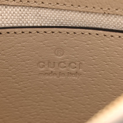 Gucci GG Supreme Monogram Textured Dollar Calfskin Small Ophidia Hobo Beige Mystic White Oatmeal 6 of 11