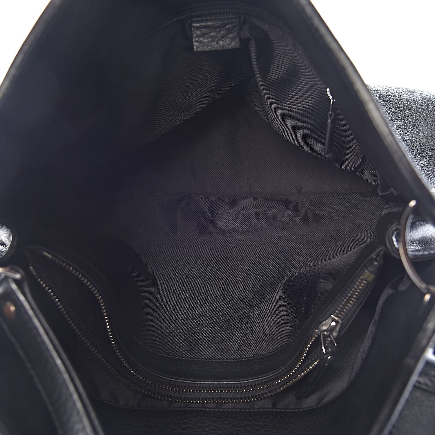 Gucci Grained Calfskin Large Shoulder Bag Black 7 of 16