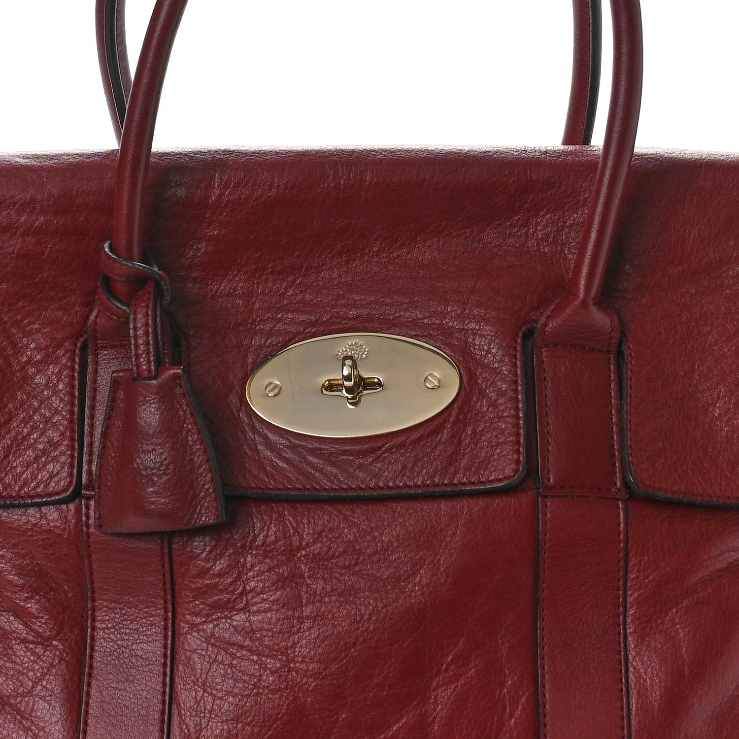 Mulberry Natural Leather Bayswater Oxblood 8 of 11