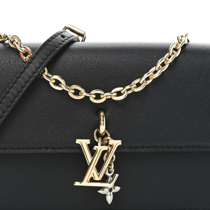 Louis Vuitton Calfskin LV Bloom Wallet On Chain Black 7 of 10