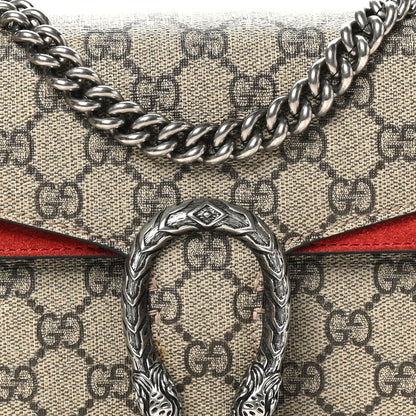 Gucci GG Supreme Monogram Mini Dionysus Shoulder Bag Hibiscus Red 8 of 10