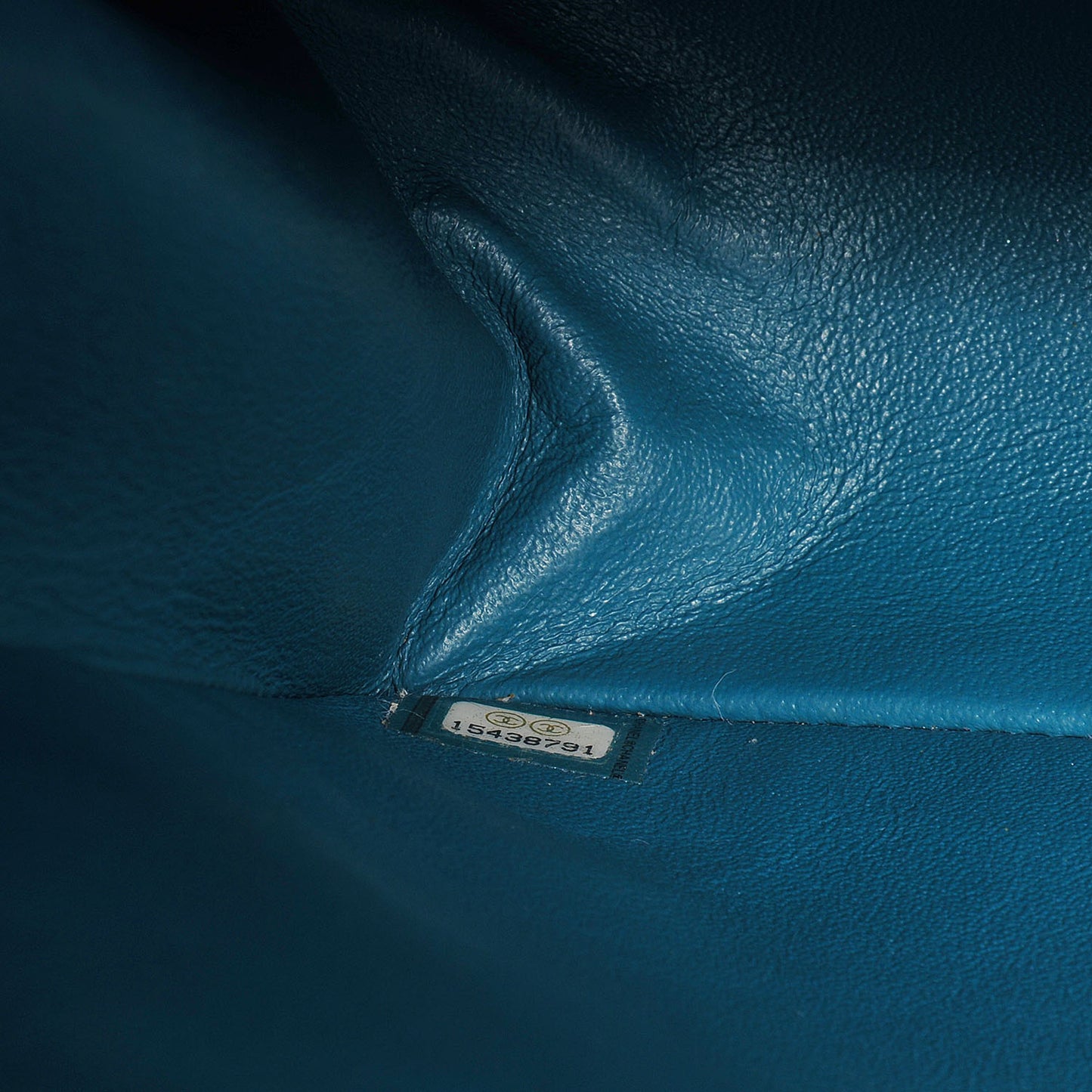 Lambskin Maxi Double Flap Turquoise