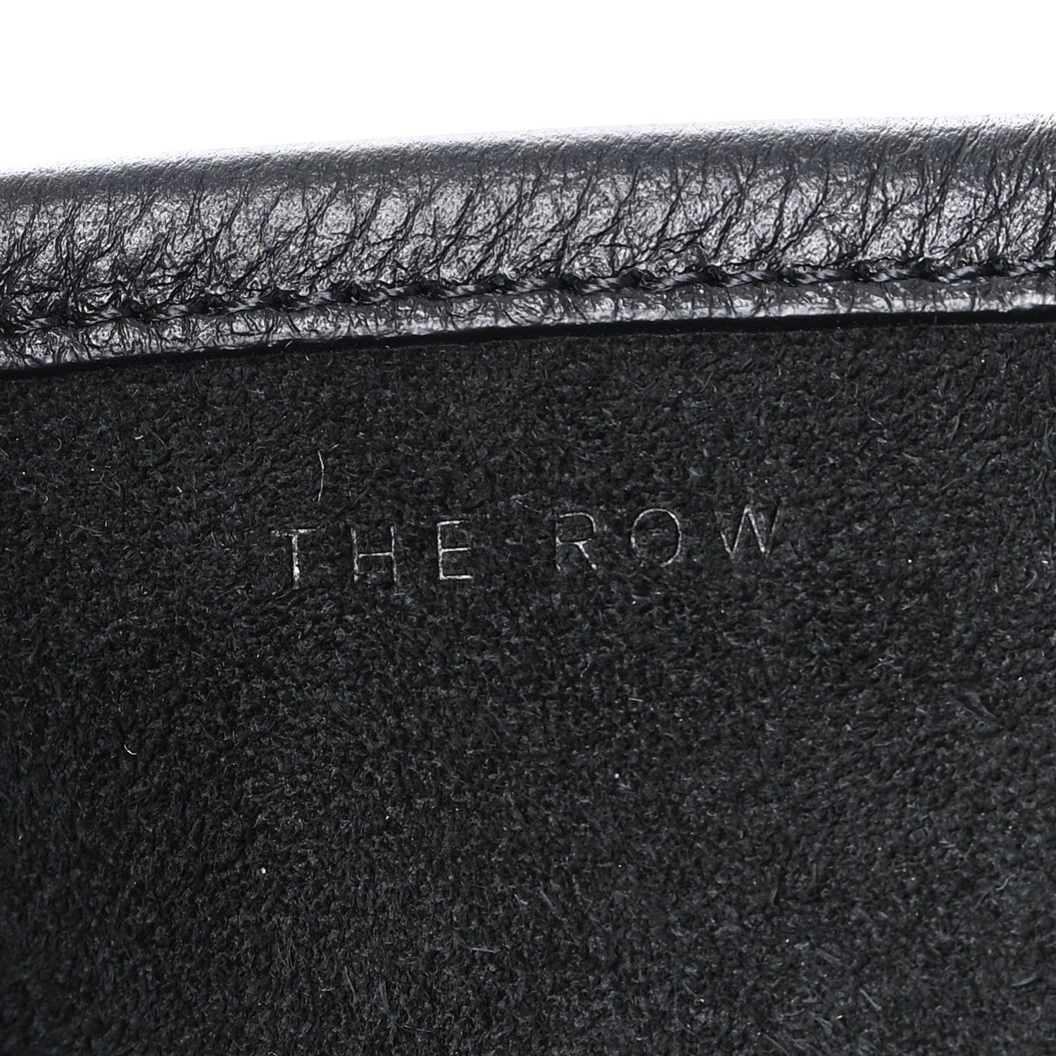 The Row Grained Calfskin Medium N/S Park Tote Black 6 of 9