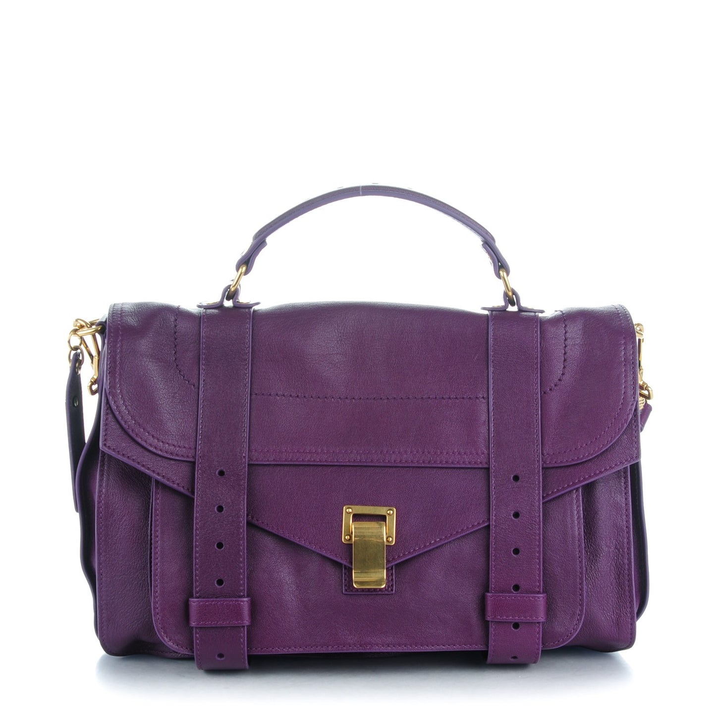 Lambskin Medium PS1 Satchel Grape Jam